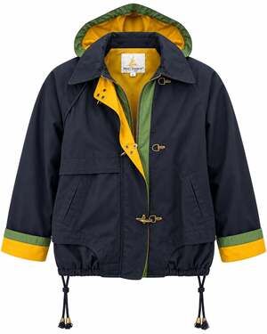Vintage Misty Harbor Nautical Colorblock Hooded Jacket Gorpcore 90s M